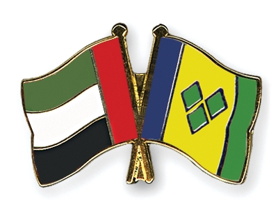 Fahnen Pins Ver-Arab-Emirate St-Vincent-und-die-Grenadinen
