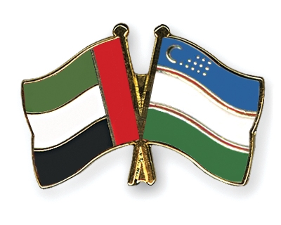 Fahnen Pins Ver-Arab-Emirate Usbekistan