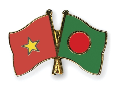 Fahnen Pins Vietnam Bangladesch