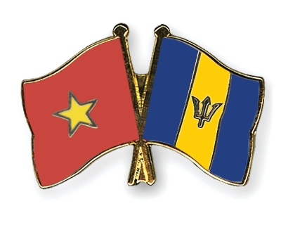 Fahnen Pins Vietnam Barbados