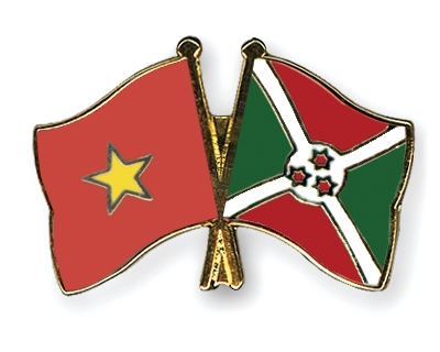 Fahnen Pins Vietnam Burundi