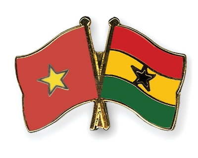 Fahnen Pins Vietnam Ghana