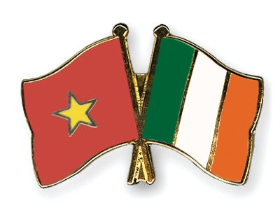 Fahnen Pins Vietnam Irland