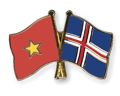 Fahnen Pins Vietnam Island