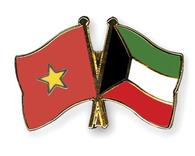 Fahnen Pins Vietnam Kuwait