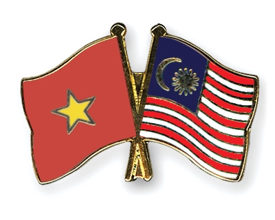 Fahnen Pins Vietnam Malaysia