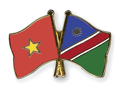 Fahnen Pins Vietnam Namibia