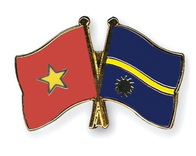 Fahnen Pins Vietnam Nauru