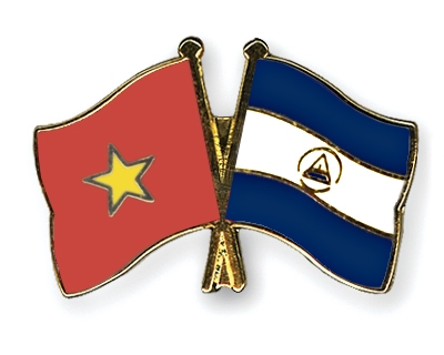 Fahnen Pins Vietnam Nicaragua