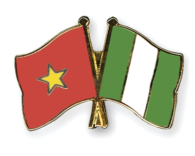 Fahnen Pins Vietnam Nigeria