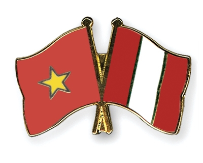 Fahnen Pins Vietnam Peru