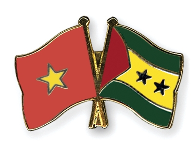 Fahnen Pins Vietnam Sao-Tome-und-Principe