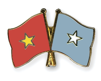 Fahnen Pins Vietnam Somalia