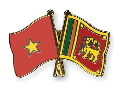Fahnen Pins Vietnam Sri-Lanka