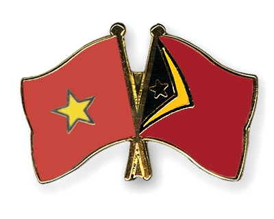 Fahnen Pins Vietnam Timor-Leste