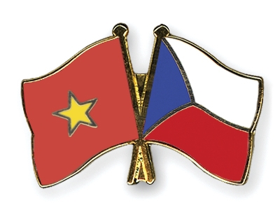 Fahnen Pins Vietnam Tschechische-Republik