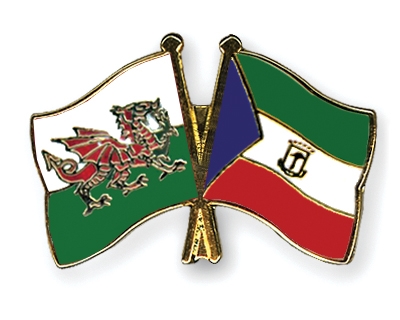 Fahnen Pins Wales quatorialguinea