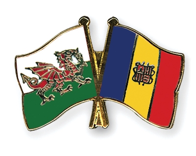 Fahnen Pins Wales Andorra