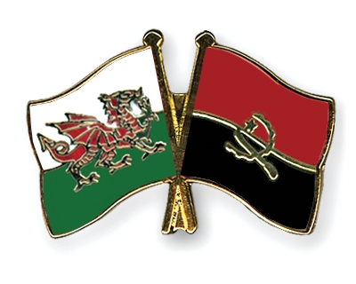 Fahnen Pins Wales Angola