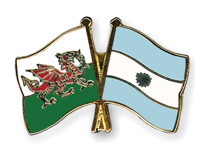 Fahnen Pins Wales Argentinien