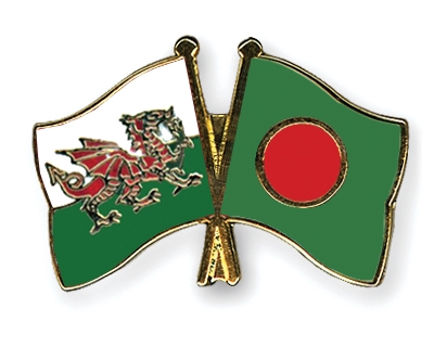 Fahnen Pins Wales Bangladesch