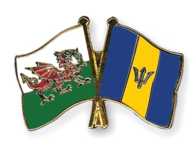 Fahnen Pins Wales Barbados