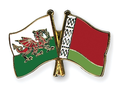 Fahnen Pins Wales Belarus