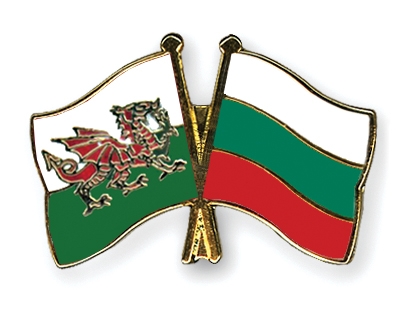 Fahnen Pins Wales Bulgarien
