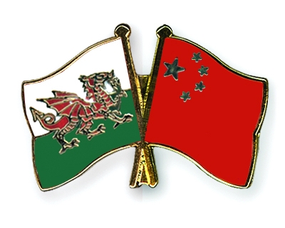 Fahnen Pins Wales China