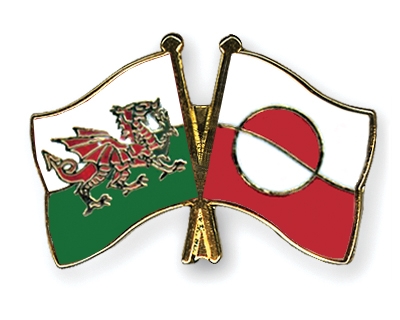 Fahnen Pins Wales Grnland