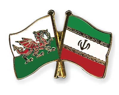 Fahnen Pins Wales Iran