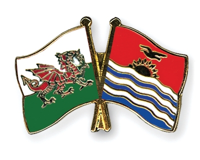 Fahnen Pins Wales Kiribati