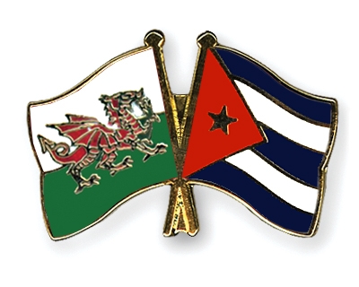 Fahnen Pins Wales Kuba