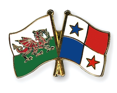 Fahnen Pins Wales Panama