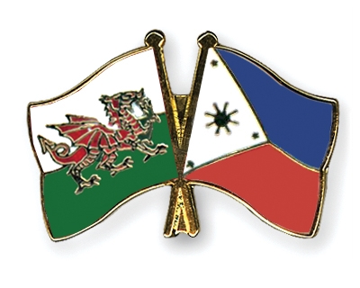 Fahnen Pins Wales Philippinen