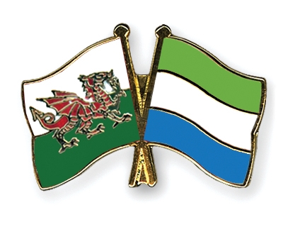 Fahnen Pins Wales Sierra-Leone