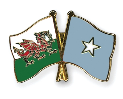Fahnen Pins Wales Somalia
