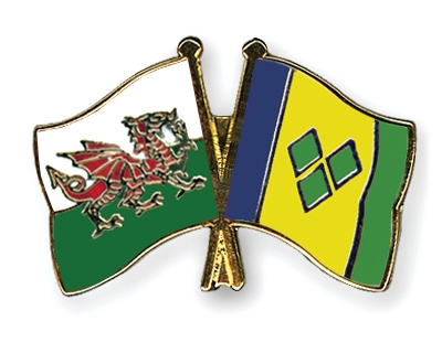 Fahnen Pins Wales St-Vincent-und-die-Grenadinen