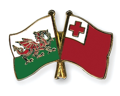 Fahnen Pins Wales Tonga