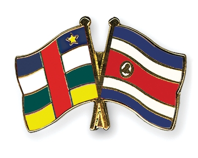 Fahnen Pins Zentralafrikanische-Republik Costa-Rica