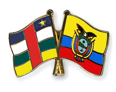 Fahnen Pins Zentralafrikanische-Republik Ecuador