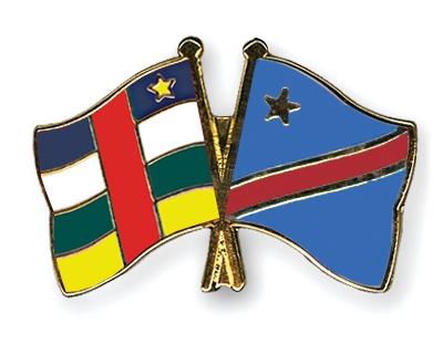 Fahnen Pins Zentralafrikanische-Republik Kongo-Demokratische-Republik
