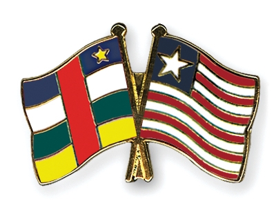 Fahnen Pins Zentralafrikanische-Republik Liberia