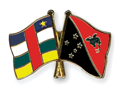 Fahnen Pins Zentralafrikanische-Republik Papua-Neuguinea