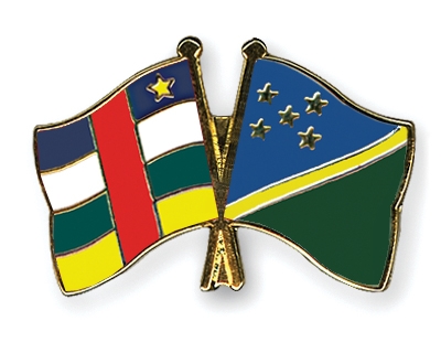 Fahnen Pins Zentralafrikanische-Republik Salomonen