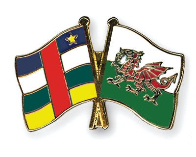 Fahnen Pins Zentralafrikanische-Republik Wales