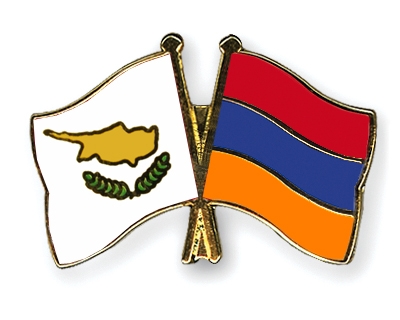 Fahnen Pins Zypern Armenien