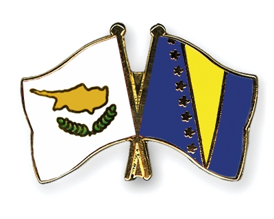 Fahnen Pins Zypern Bosnien-und-Herzegowina