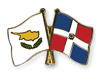 Fahnen Pins Zypern Dominikanische-Republik