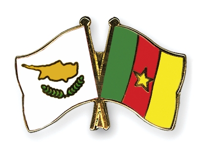 Fahnen Pins Zypern Kamerun